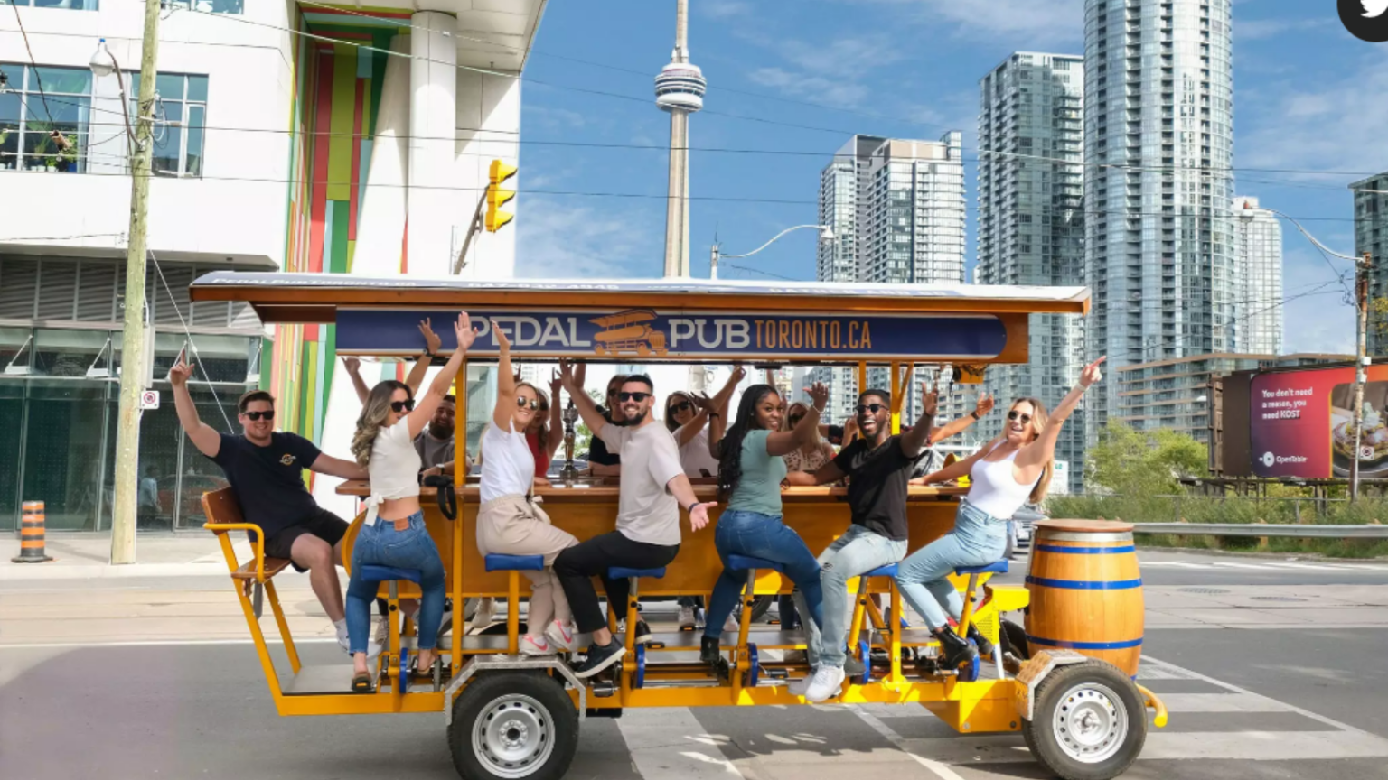 Pedal Pub Toronto offering discounted, limitedtime bar crawls in